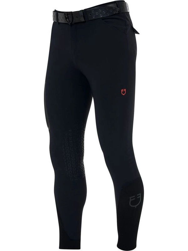 Pantalone slim fit uomo Equestro Ridertechnology cuciture termosaldate