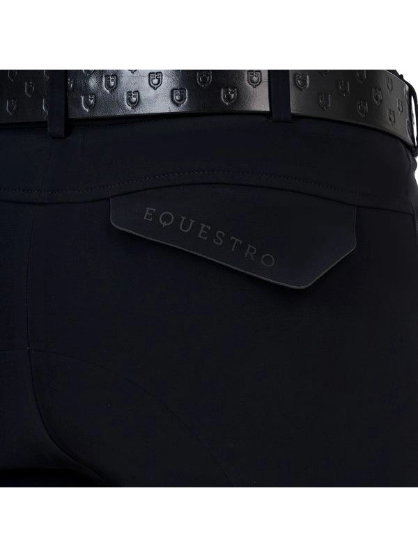Pantalone slim fit uomo Equestro Ridertechnology cuciture termosaldate