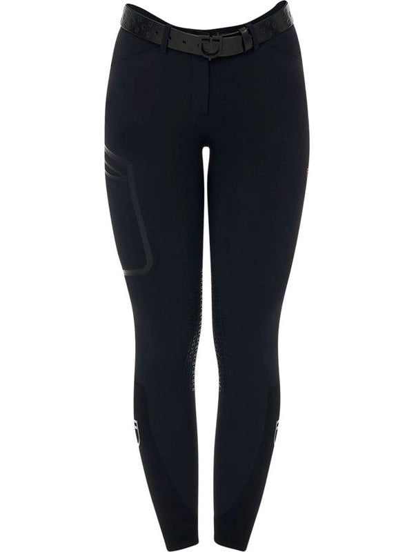 Pantalone slim fit donna Equestro Ridertechnology cuciture termosaldate