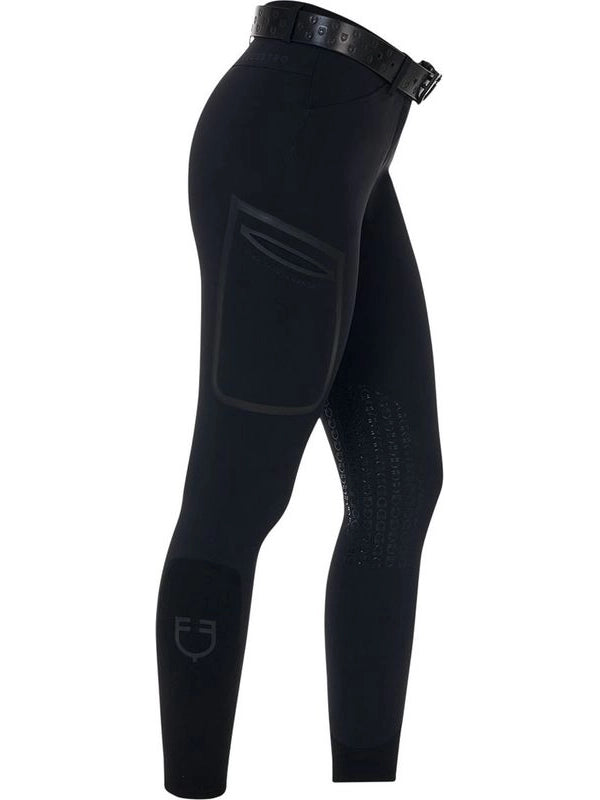 Pantalone slim fit donna Equestro Ridertechnology cuciture termosaldate