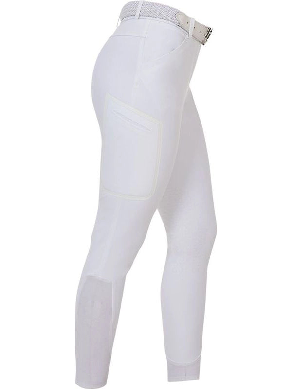 Pantalone slim fit donna Equestro Ridertechnology cuciture termosaldate