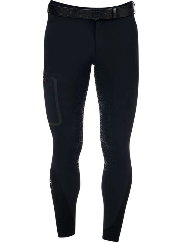 Pantalone slim fit uomo Equestro Ridertechnology full grip