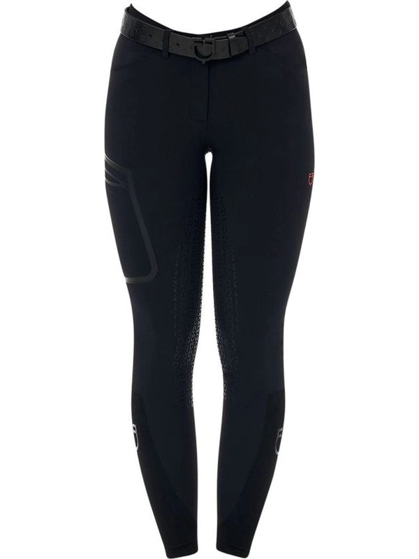 Pantalone slim fit donna Equestro Ridertechnology full grip