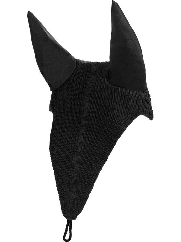 Cuffietta cavallo in maglia con laccetto al chiudibocca