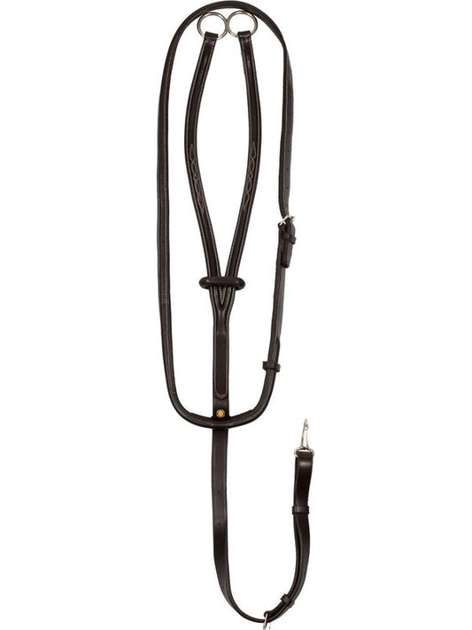 Martingala a collier con cuciture a contrasto