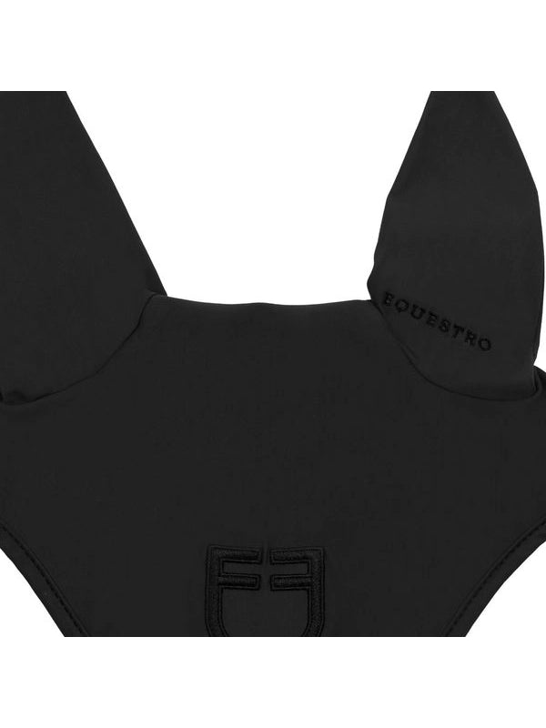 Cuffietta in tessuto tecnico con orecchie sagomate