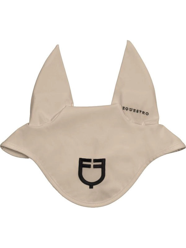 Cuffietta in tessuto tecnico con orecchie sagomate