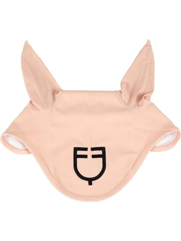 Cuffietta in tessuto tecnico elasticizzato con logo