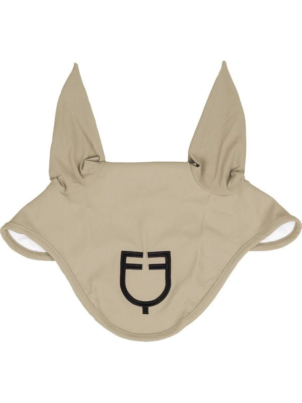 Cuffietta in tessuto tecnico elasticizzato con logo