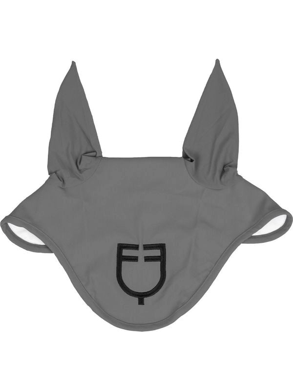 Cuffietta in tessuto tecnico elasticizzato con logo