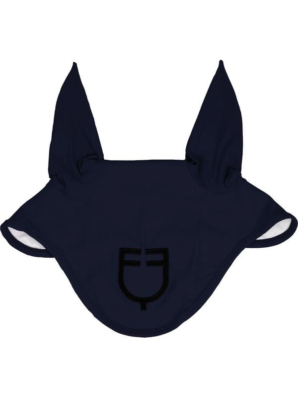 Cuffietta in tessuto tecnico elasticizzato con logo