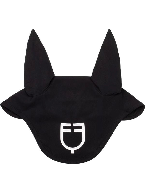 Cuffietta in tessuto tecnico elasticizzato con logo