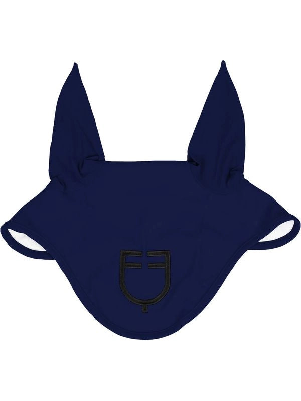Cuffietta in tessuto tecnico elasticizzato con logo
