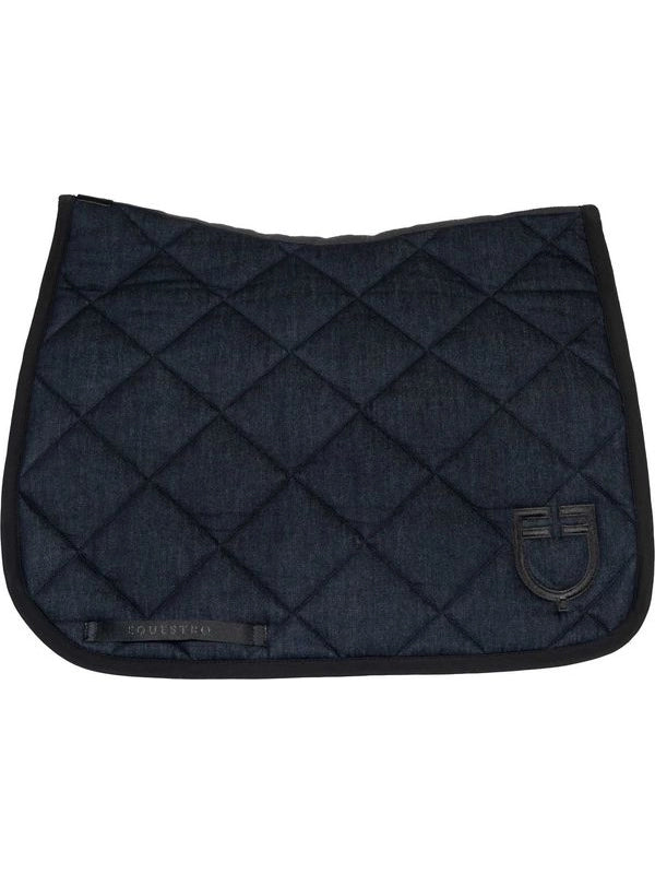 Sottosella dressage in tessuto tecnico effetto denim