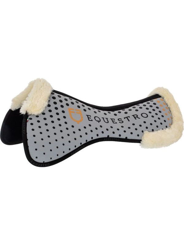 Compensatore sella in memory foam con grip e lana sintetica