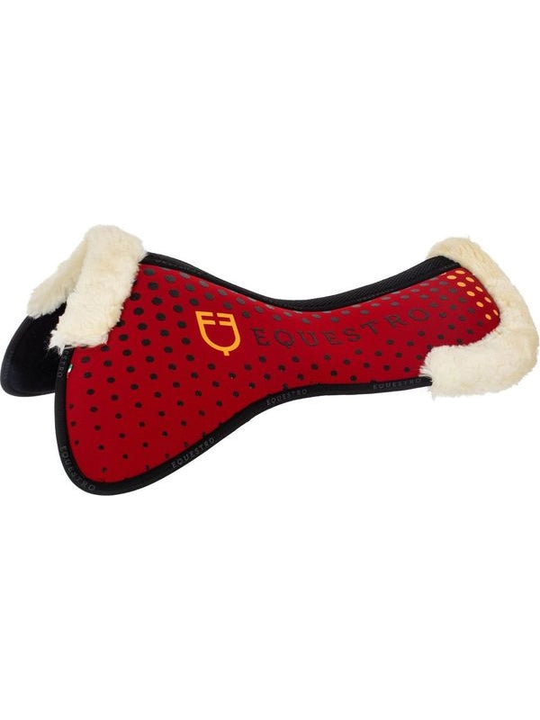 Compensatore sella in memory foam con grip e lana sintetica