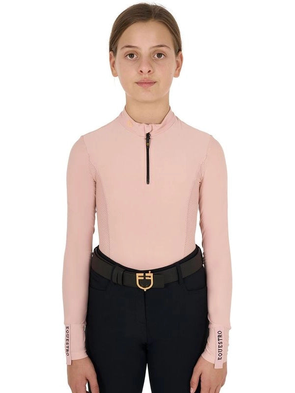 Base layer bambina a manica lunga da allenamento