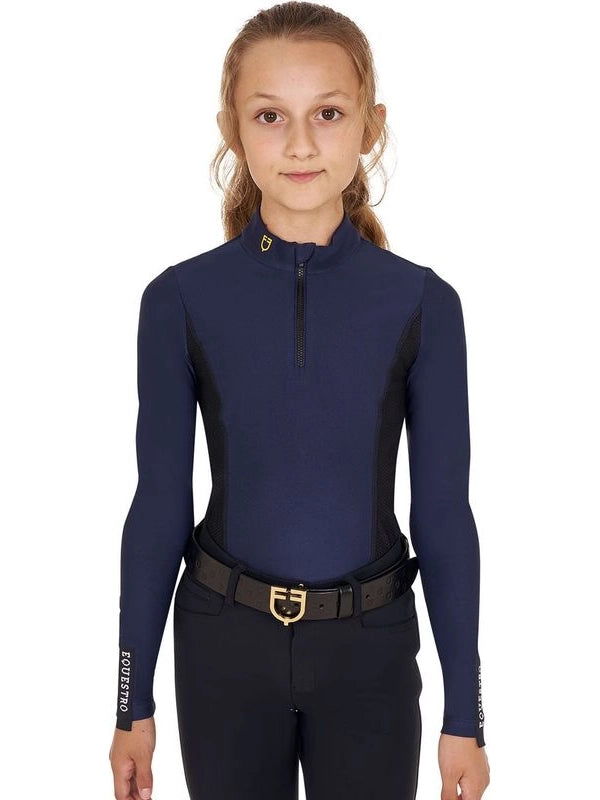 Base layer bambina a manica lunga da allenamento
