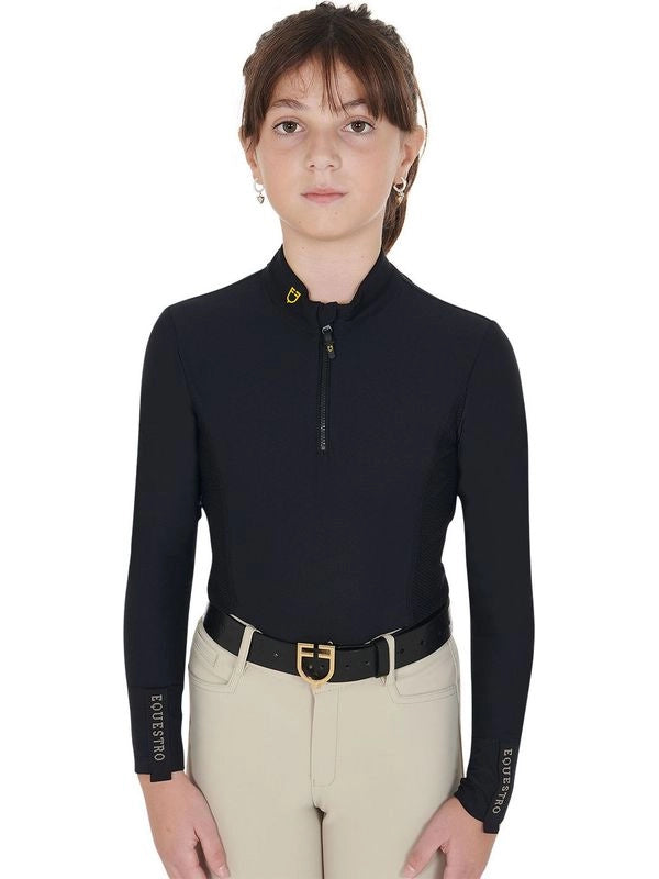 Base layer bambina a manica lunga da allenamento