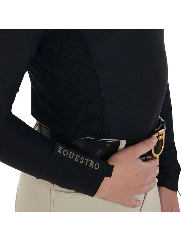 Base layer bambina a manica lunga da allenamento