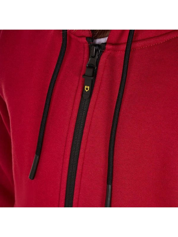 Felpa bambina full zip con pile interno