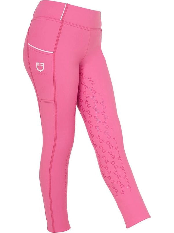 Leggings da bambina con fodera in pile