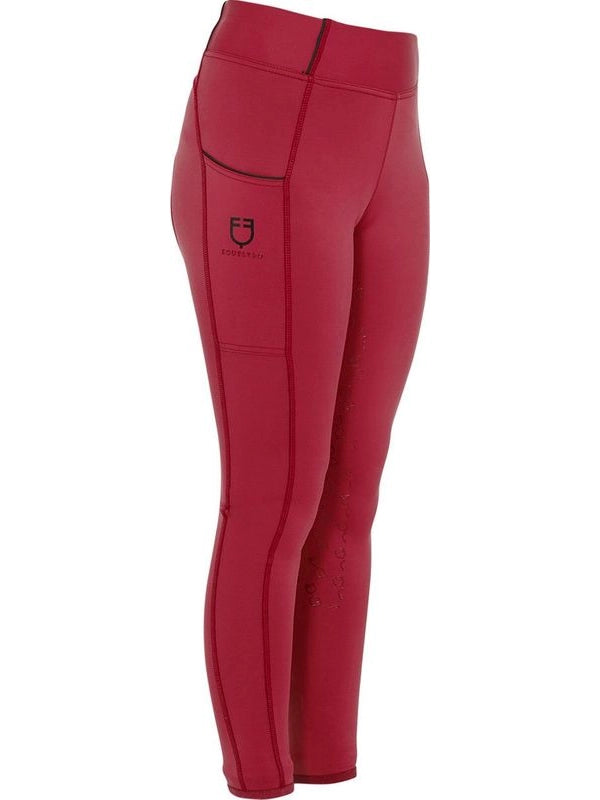 Leggings da bambina con fodera in pile