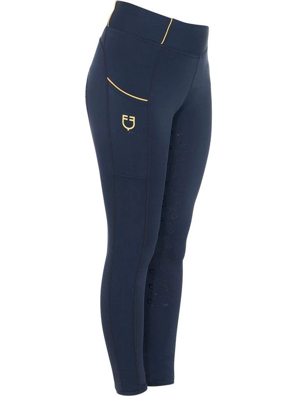 Leggings da bambina con fodera in pile