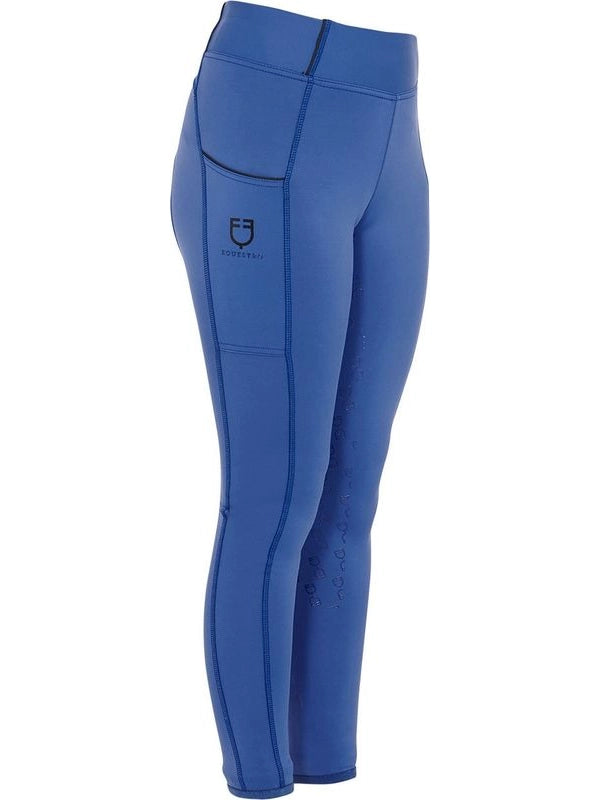 Leggings da bambina con fodera in pile