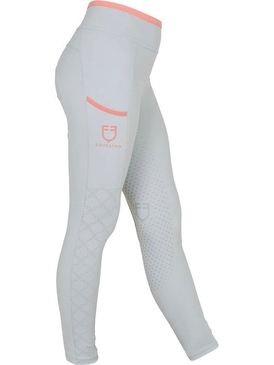 Leggings bambina con decorazioni perforate