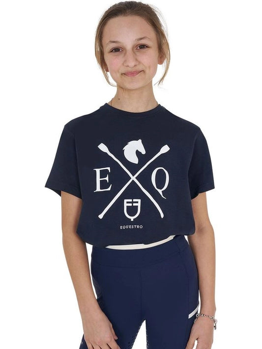 T-shirt bambina EQ in cotone