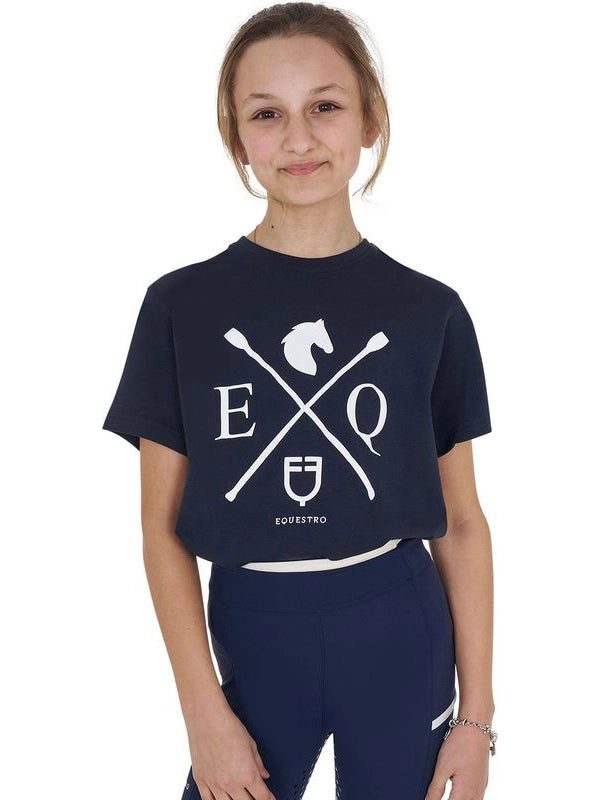 T-shirt bambina EQ in cotone