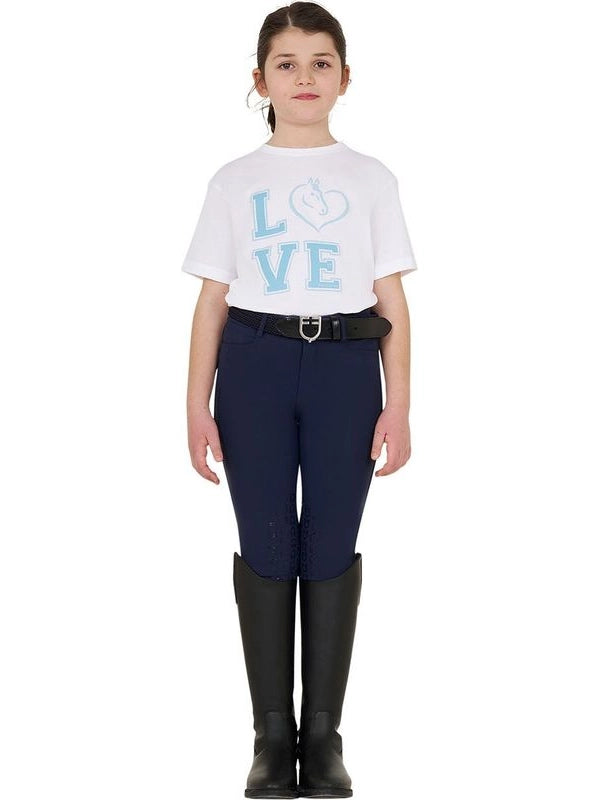 T-shirt bambina Love in cotone