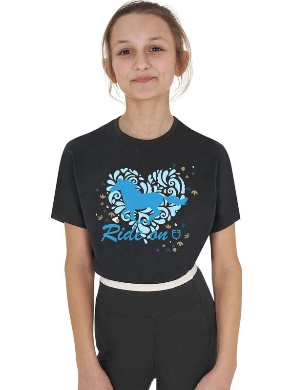 T-shirt bambina Ride On in cotone