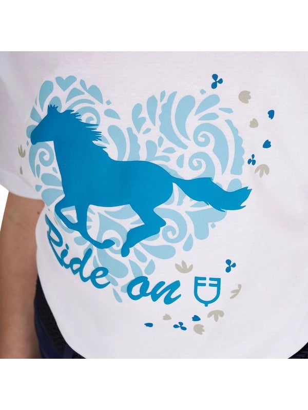 T-shirt bambina Ride On in cotone