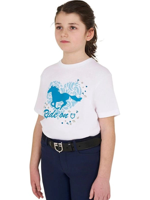 T-shirt bambina Ride On in cotone