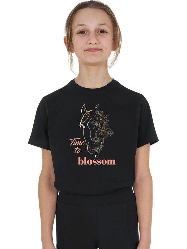 T-shirt bambina Time to Blossom in cotone