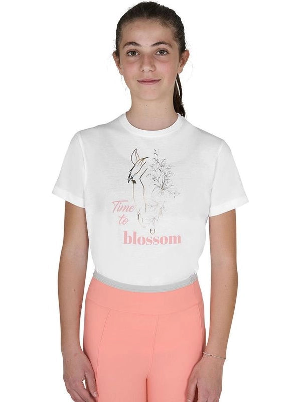 T-shirt bambina Time to Blossom in cotone