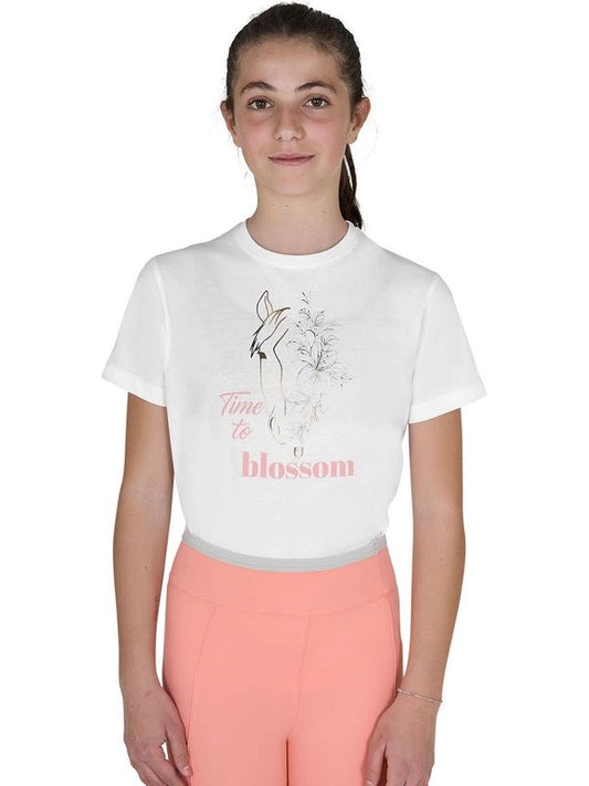 T-shirt bambina Time to Blossom in cotone