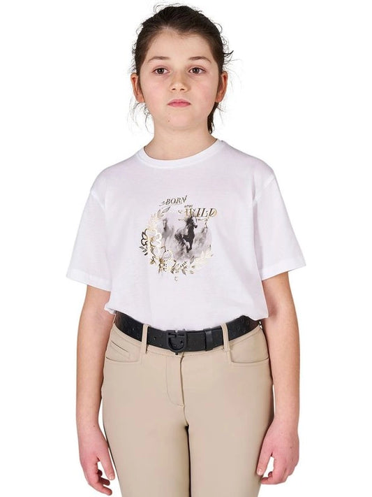 T-shirt bambina Born To Be Wild in cotone