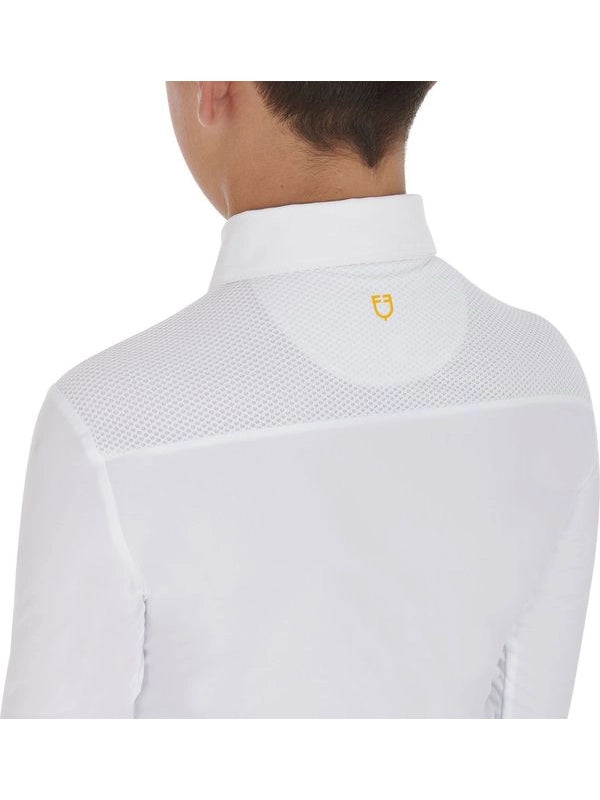 Polo bambino manica lunga con bottoni
