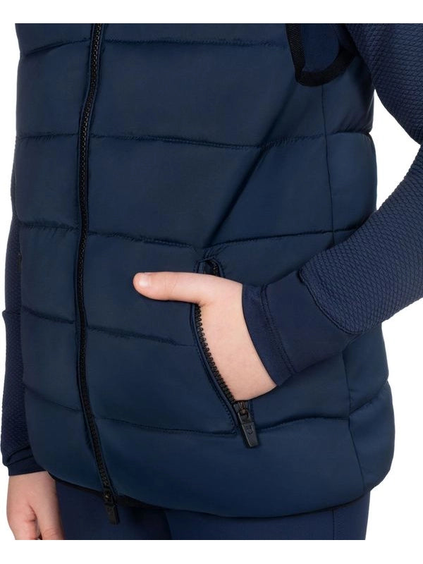 Smanicato tecnico bambino colletto in maglia