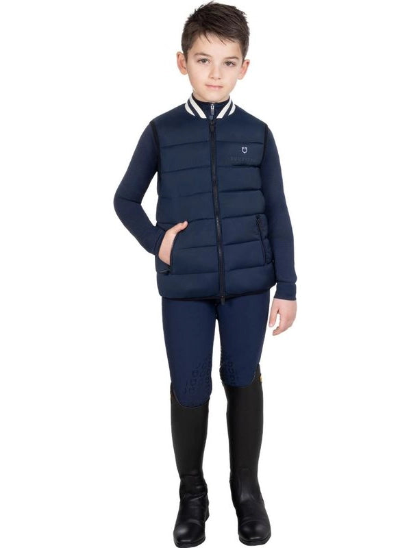 Smanicato tecnico bambino colletto in maglia