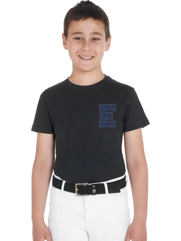 T-shirt bambino Monogram in cotone