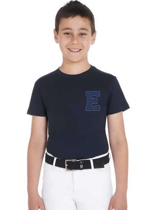 T-shirt bambino Monogram in cotone