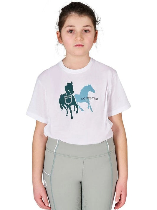 T-shirt bambino in cotone traspirante
