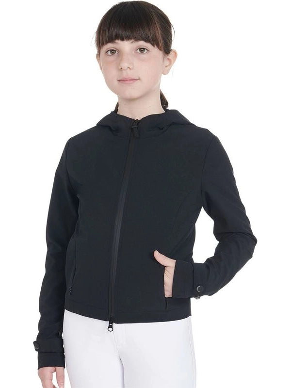 Giacca softshell bambini slim fit in tessuto tecnico