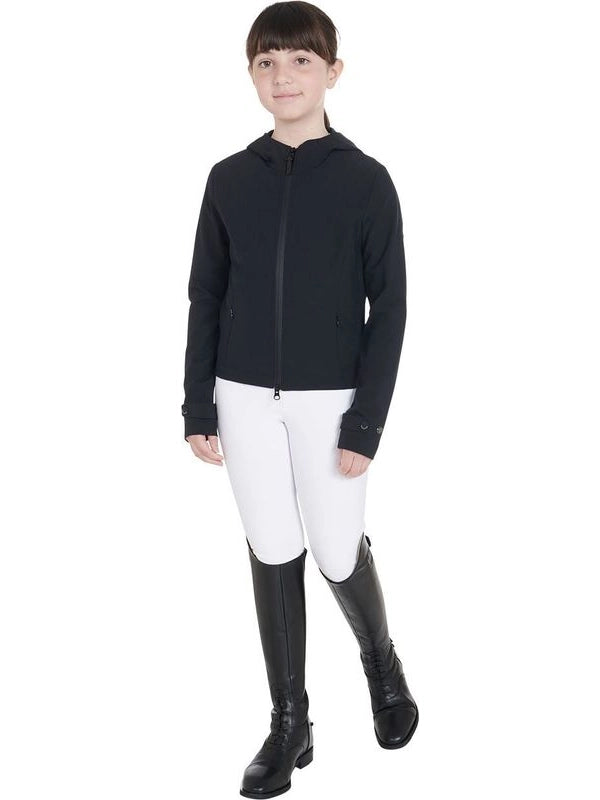 Giacca softshell bambini slim fit in tessuto tecnico