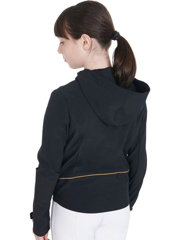 Giacca softshell bambini slim fit in tessuto tecnico