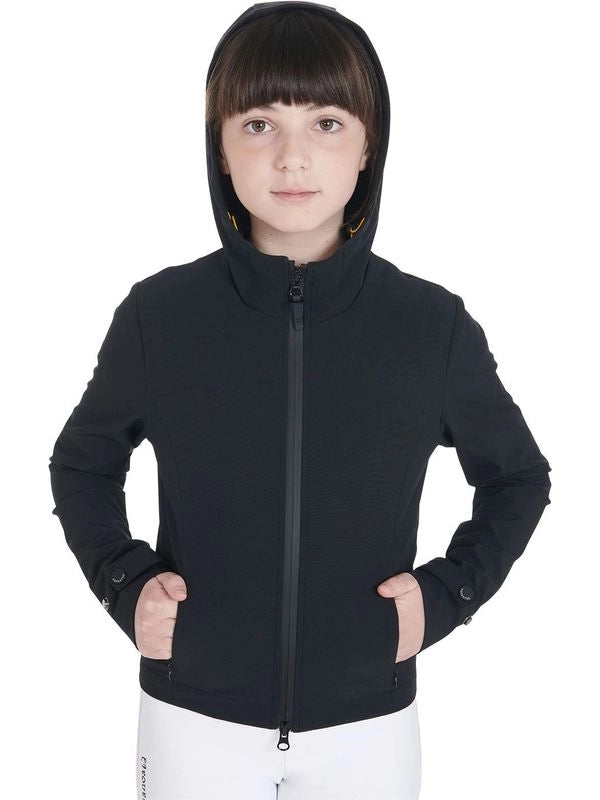 Giacca softshell bambini slim fit in tessuto tecnico